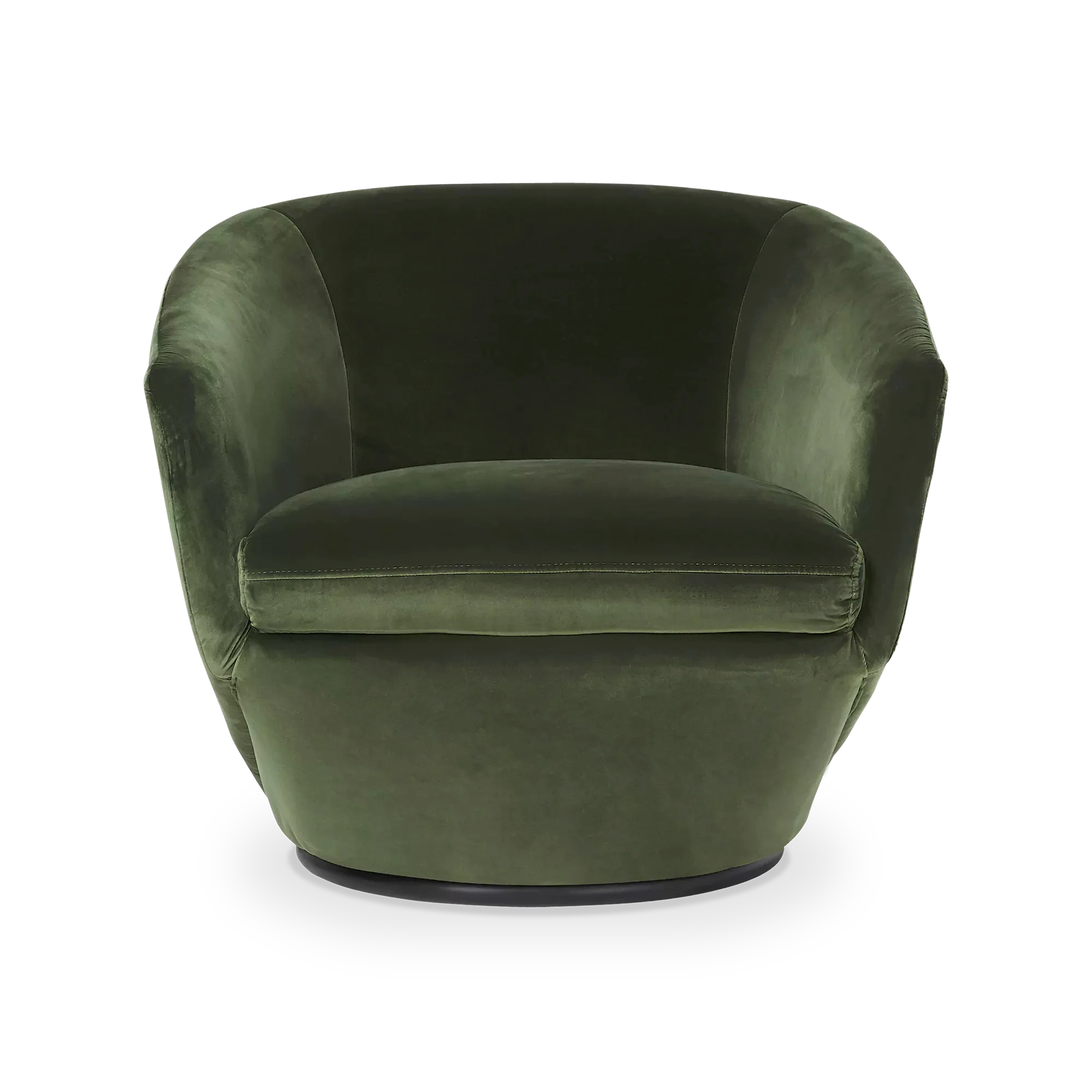 Dinant - Velvet Swivel Armchair - Image 2