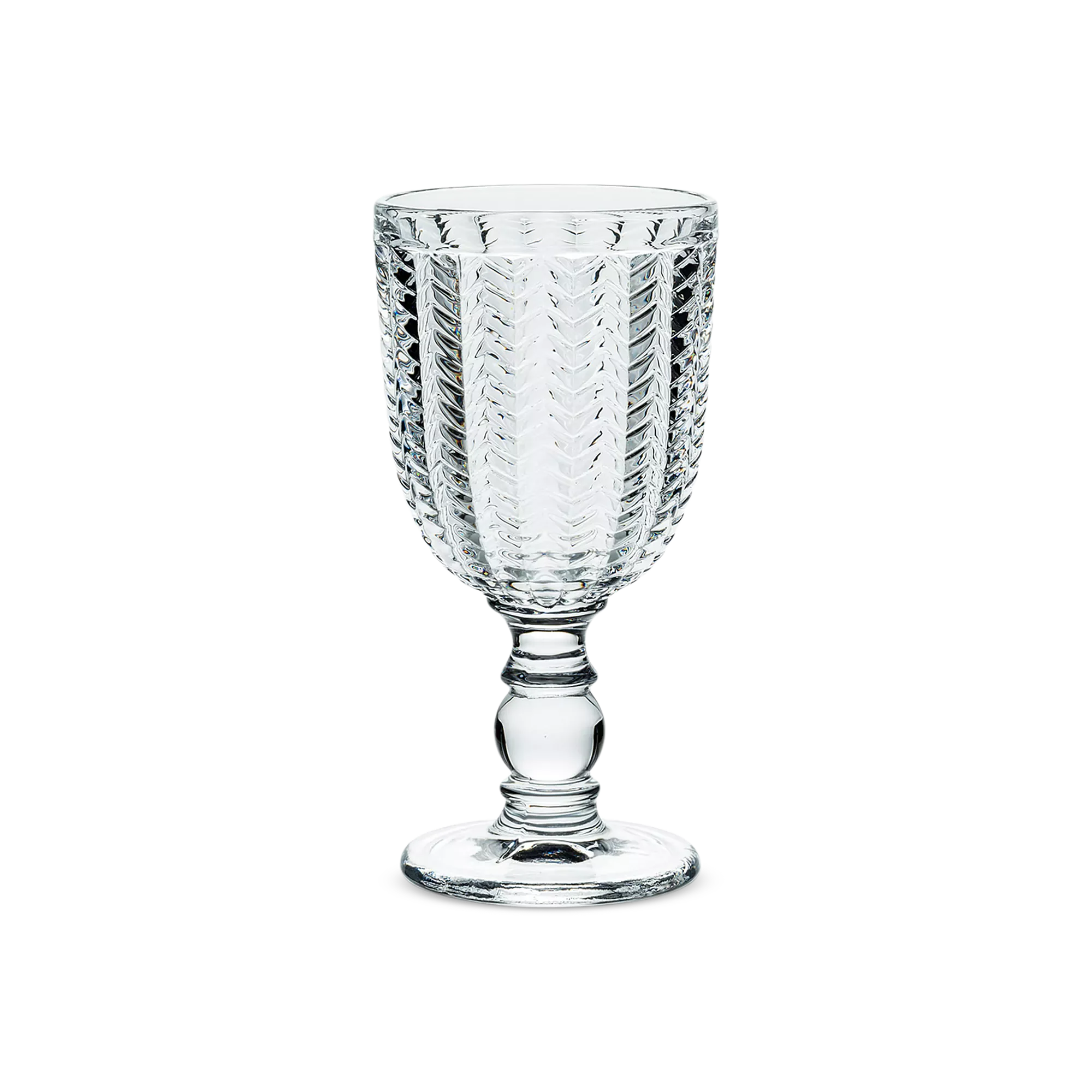 Herringbone Wine Glass - Image 2
