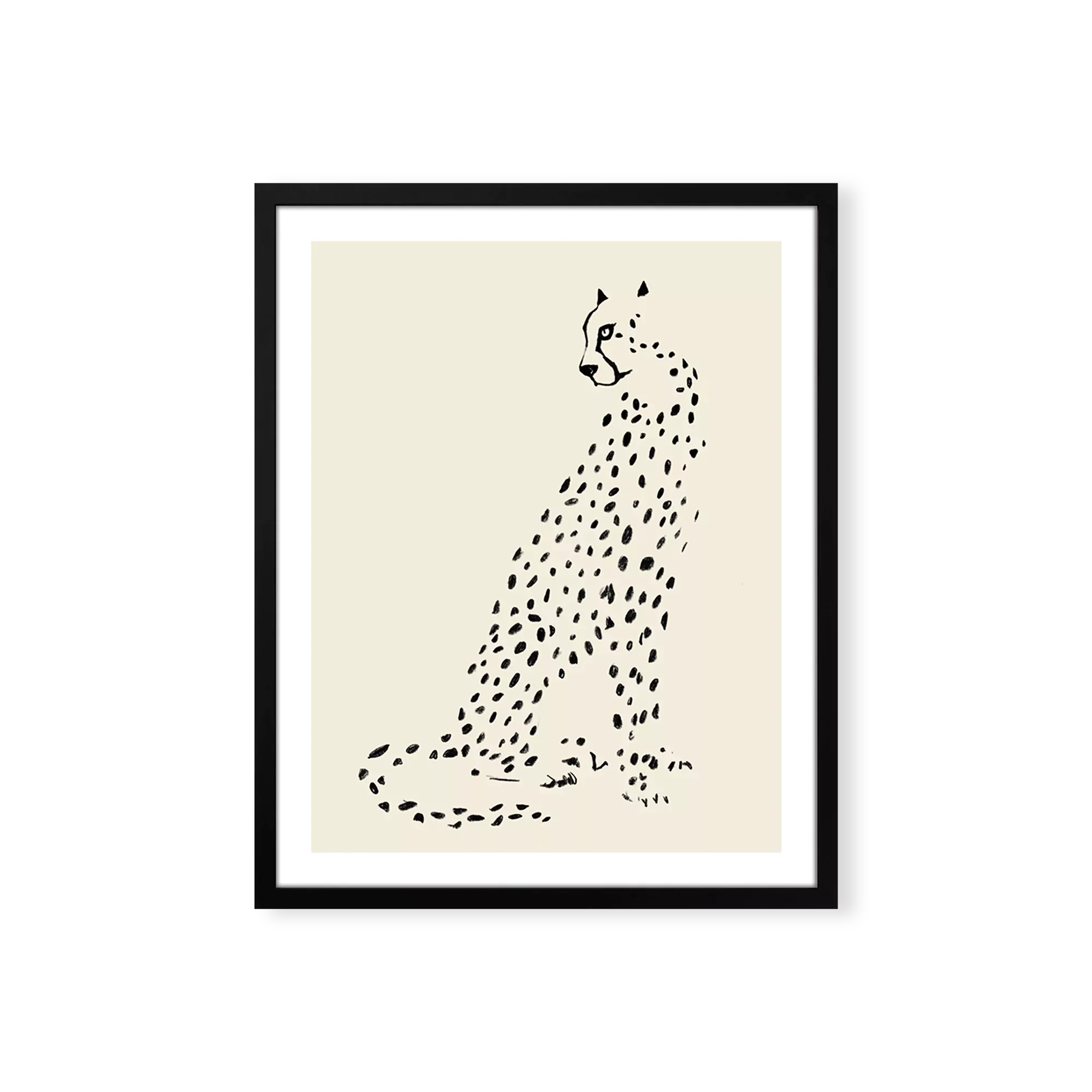 Leopard - Graphic Leopard Wall Art