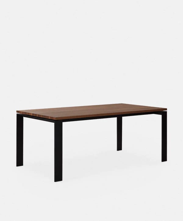 Dhabi - Oak or Walnut Top Dining Table by Mobican - Image 2