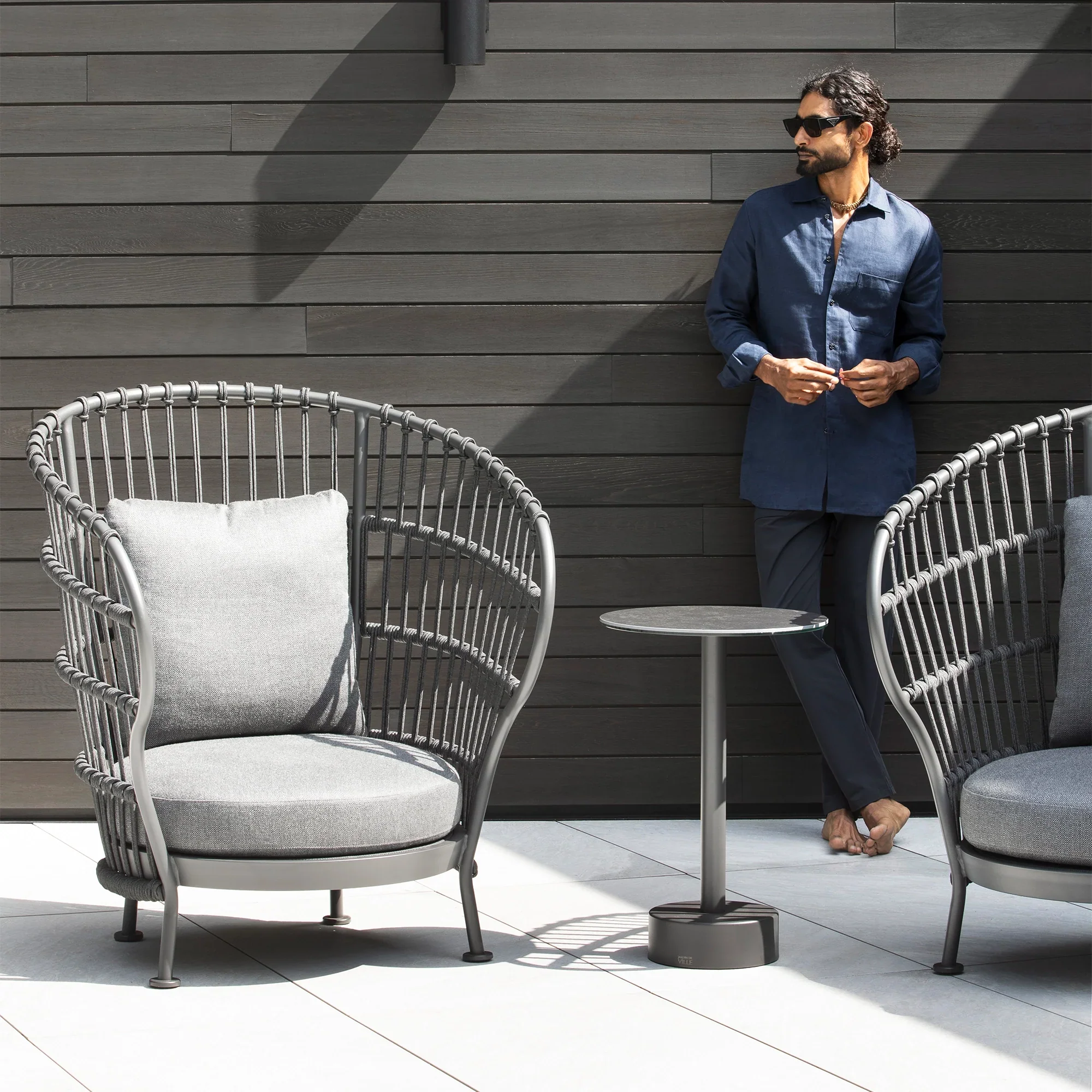 Pretzel Highback Lounge Chair - Image 3