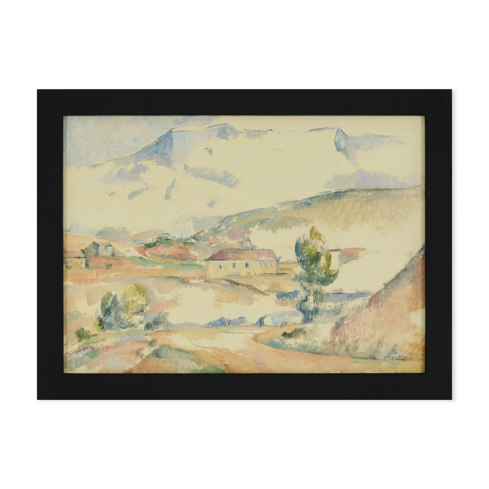 Sainte-Victoire - print with black frame