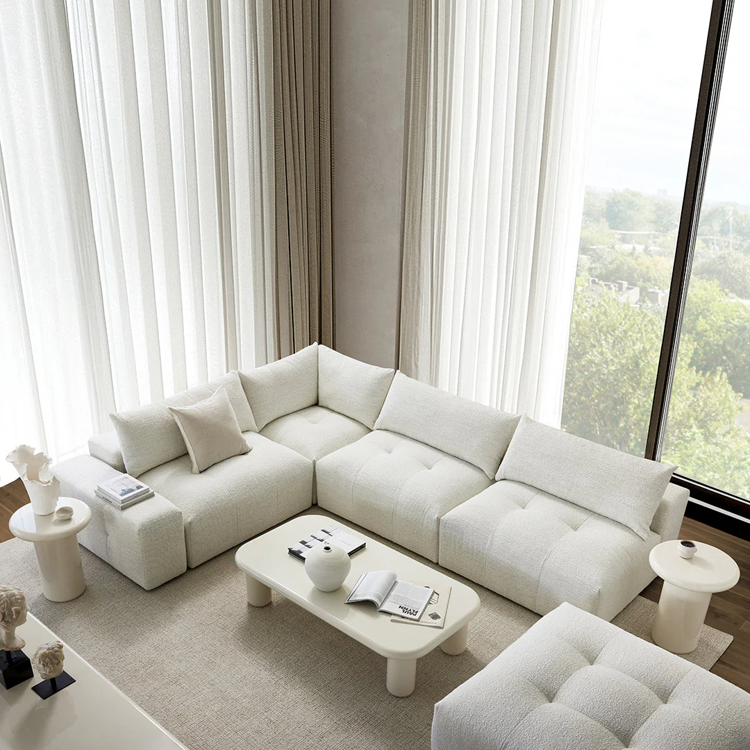 Solene  - Fabric-Upholstered Sectional Sofa - Image 2