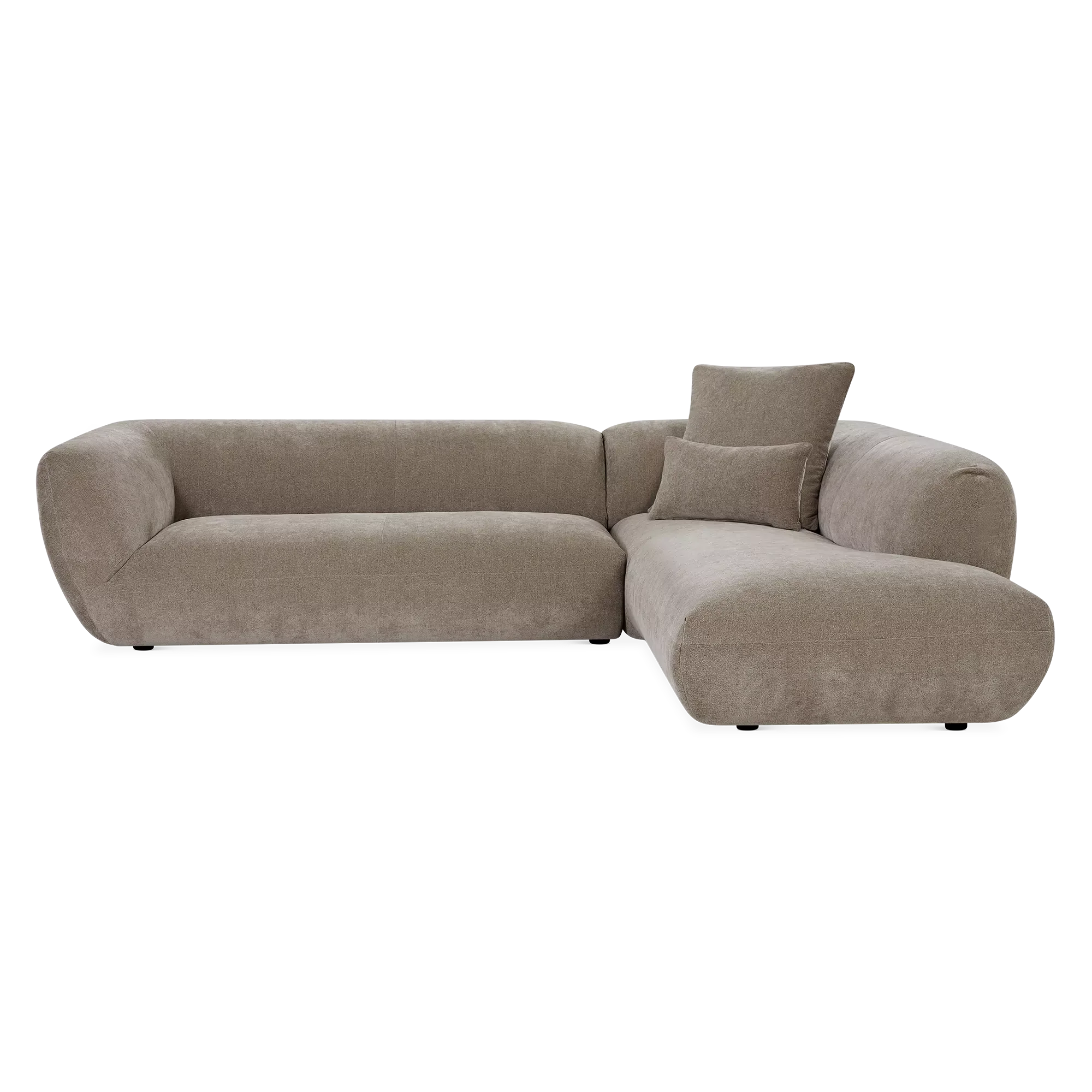 Tresor - Fabric-Upholstered Sectional Sofa by Miki Ferrari